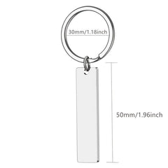 Stainless Steel Keychain for Housewarming Gift