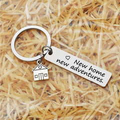 Stainless Steel Keychain for Housewarming Gift