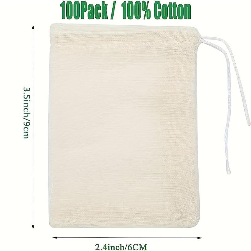 50pcs Muslin Bags With Drawstring Burlap Bags Canvas Drawstring Bags