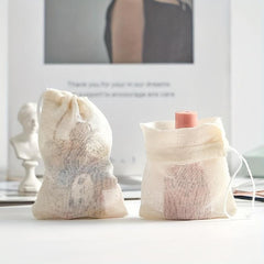 50pcs Muslin Bags With Drawstring Burlap Bags Canvas Drawstring Bags