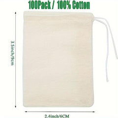 50pcs Muslin Bags With Drawstring Burlap Bags Canvas Drawstring Bags
