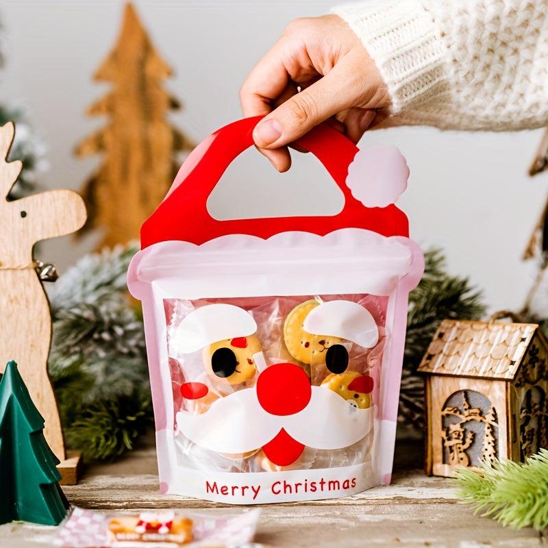 10pcs Christmas Gift Bags for Birthdays Parties