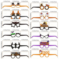 12pcs Halloween 3D Glasses Party Decoration Photo Props