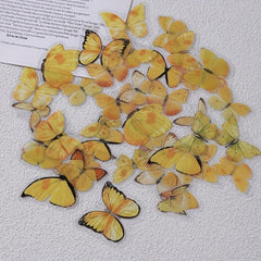 40 Sheets Retro Butterfly Hand Account DIY PET Sticker Pack