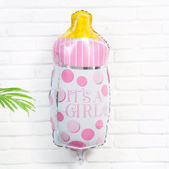 6pcs Gender Reveal Party Balloons - Foil Balloons with Pacifier