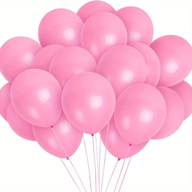 50pcs 25.4cm Latex Party Balloons for Graduation, Birthday, Wedding Decorations