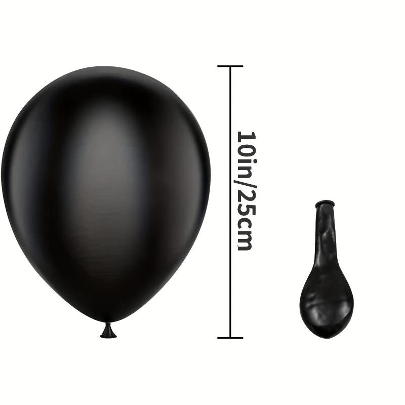50pcs 25.4cm Latex Party Balloons for Graduation, Birthday, Wedding Decorations