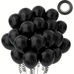 50pcs 25.4cm Latex Party Balloons for Graduation, Birthday, Wedding Decorations