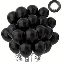 50pcs 25.4cm Latex Party Balloons for Graduation, Birthday, Wedding Decorations