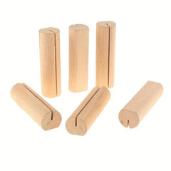 10pcs Wooden Place Card Holders for Weddings and Parties