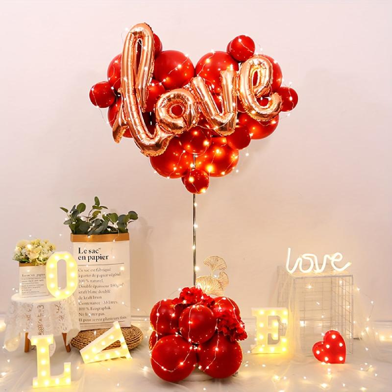 Love Balloon Floating Column Kit Balloon Stand Party Wedding Baby Shower