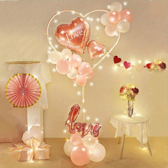 Love Balloon Floating Column Kit Balloon Stand Party Wedding Baby Shower