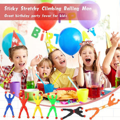 30pcs Sticky Wall Climbing Toys for Boys and Girls - Birthday Party Favors