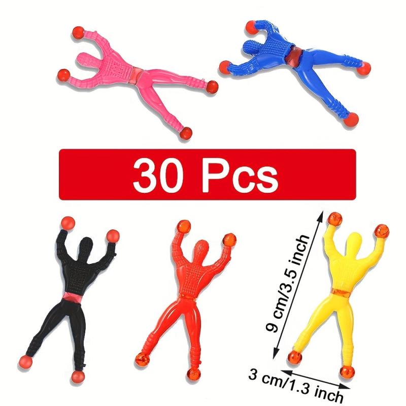 30pcs Sticky Wall Climbing Toys for Boys and Girls - Birthday Party Favors