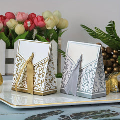 10pcs European Pattern Ribbon Gift Bag for Weddings Birthdays and Parties