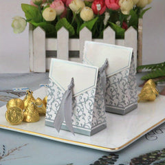 10pcs European Pattern Ribbon Gift Bag for Weddings Birthdays and Parties