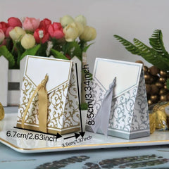 10pcs European Pattern Ribbon Gift Bag for Weddings Birthdays and Parties