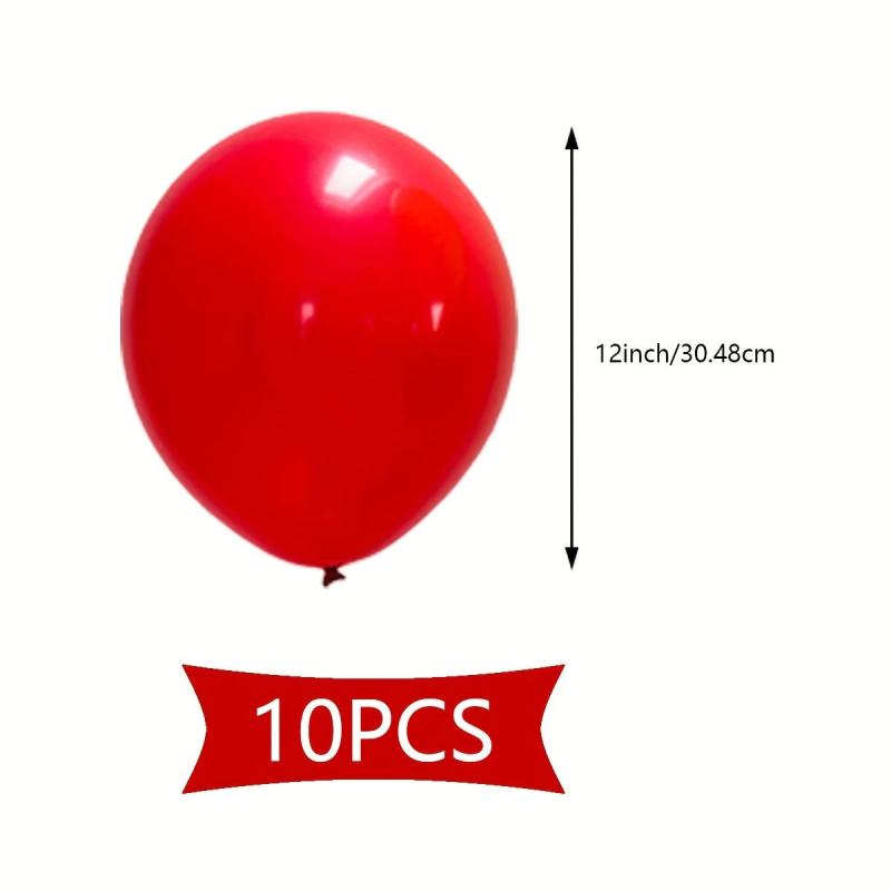 10pcs Matte Latex Balloons for Party Decorations 12 Inch