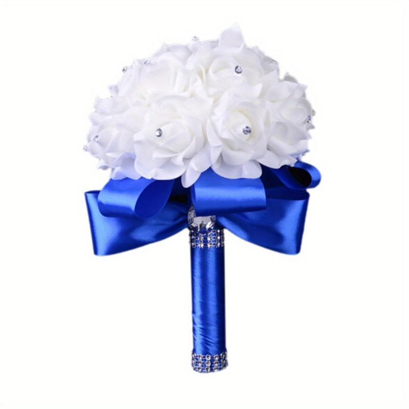 Romantic Rose Wedding Bouquet for Bride & Bridesmaids - Wedding Decor