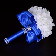Romantic Rose Wedding Bouquet for Bride & Bridesmaids - Wedding Decor