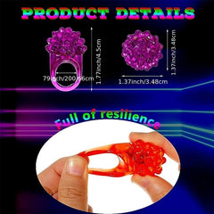 24pcs Luminous Strawberry Ring Glow In The Dark Party Supplies