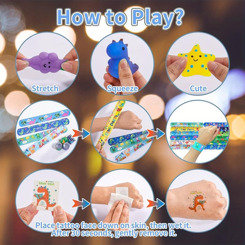 120pcs Kids Party Favor Toys Goodie Bags Stuffers Classroom Rewards