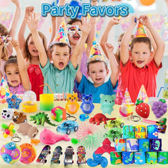 120pcs Kids Party Favor Toys Goodie Bags Stuffers Classroom Rewards