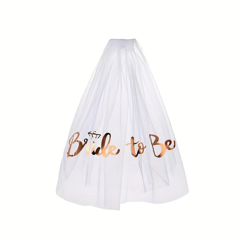 Bride To Be Headgear Set Wedding Party Supplies Birthday Gift Wedding Decoration