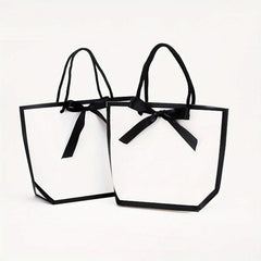 5pcs Fresh Cardboard Tote Bags for Kids' Parties