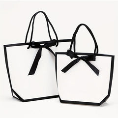 5pcs Fresh Cardboard Tote Bags for Kids' Parties