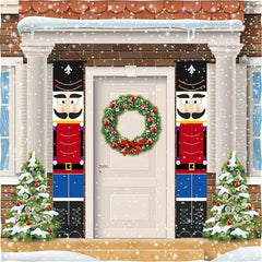 Nutcracker Christmas Decorations Outdoor Xmas Decor Life Size Soldier Model