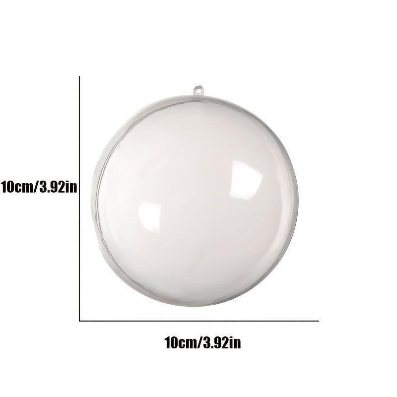 10pcs Transparent Plastic Christmas Ball for Decoration
