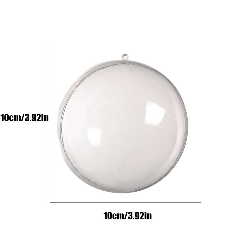 10pcs Transparent Plastic Christmas Ball for Decoration