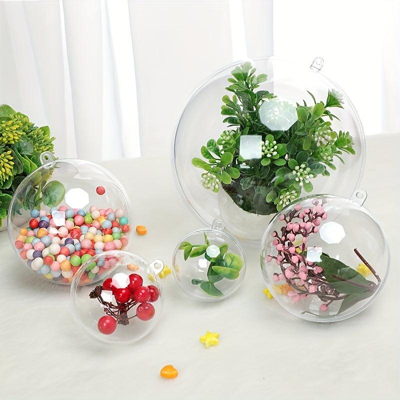 10pcs Transparent Plastic Christmas Ball for Decoration