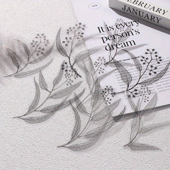 10 Sheets Plant Leaf Veins Hand Account Decoration Stickers