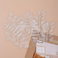 10 Sheets Plant Leaf Veins Hand Account Decoration Stickers