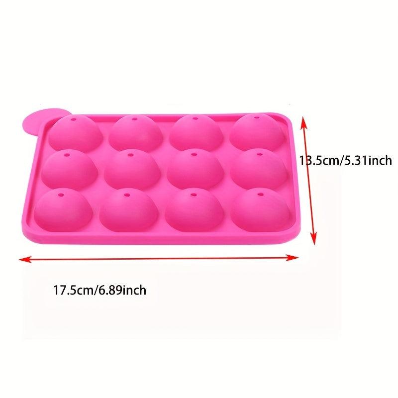 Silicone Lollipop Mold for Cake Pops Hard Candy Chocolate Cookies