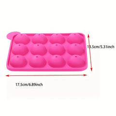 Silicone Lollipop Mold for Cake Pops Hard Candy Chocolate Cookies