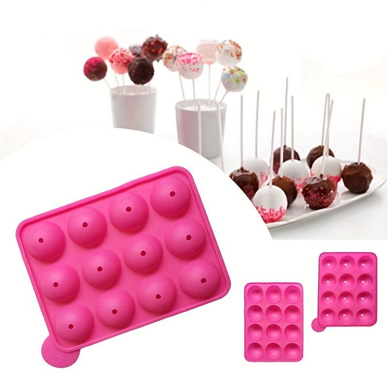 Silicone Lollipop Mold for Cake Pops Hard Candy Chocolate Cookies