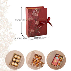 5pcs Book Shape Candy Boxes Paper Bags Wedding Birthday Party Decor