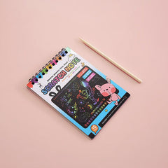 DIY Scratch Painting Book - Unlock Creative Potential