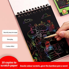 DIY Scratch Painting Book - Unlock Creative Potential