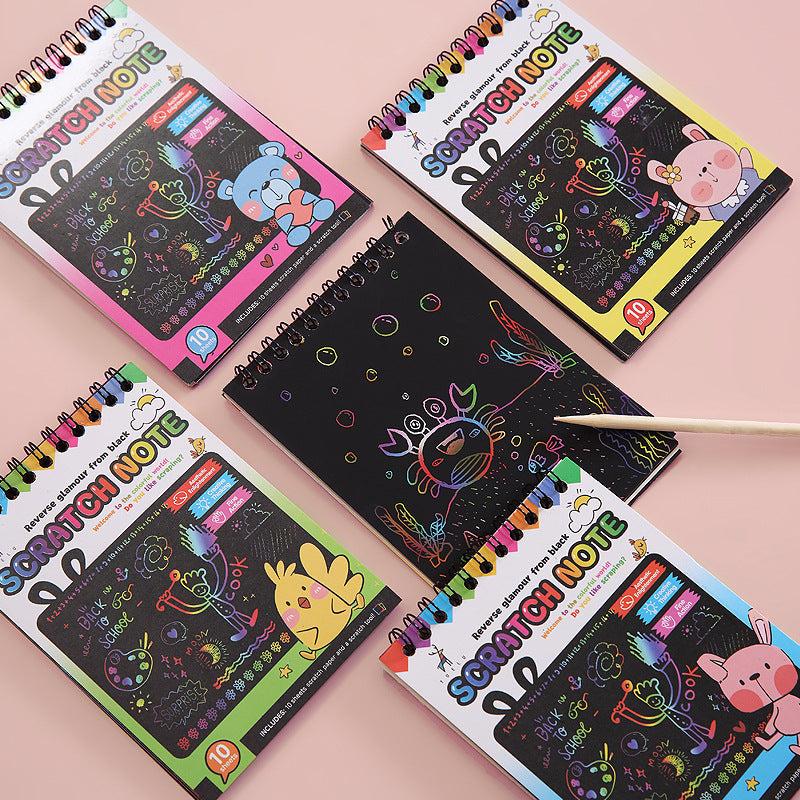 DIY Scratch Painting Book - Unlock Creative Potential