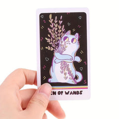 Weird Cat Tarot Cards - Fun Tarot Oracle Deck for Beginners