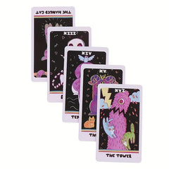 Weird Cat Tarot Cards - Fun Tarot Oracle Deck for Beginners
