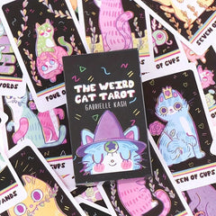 Weird Cat Tarot Cards - Fun Tarot Oracle Deck for Beginners