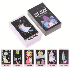 Weird Cat Tarot Cards - Fun Tarot Oracle Deck for Beginners