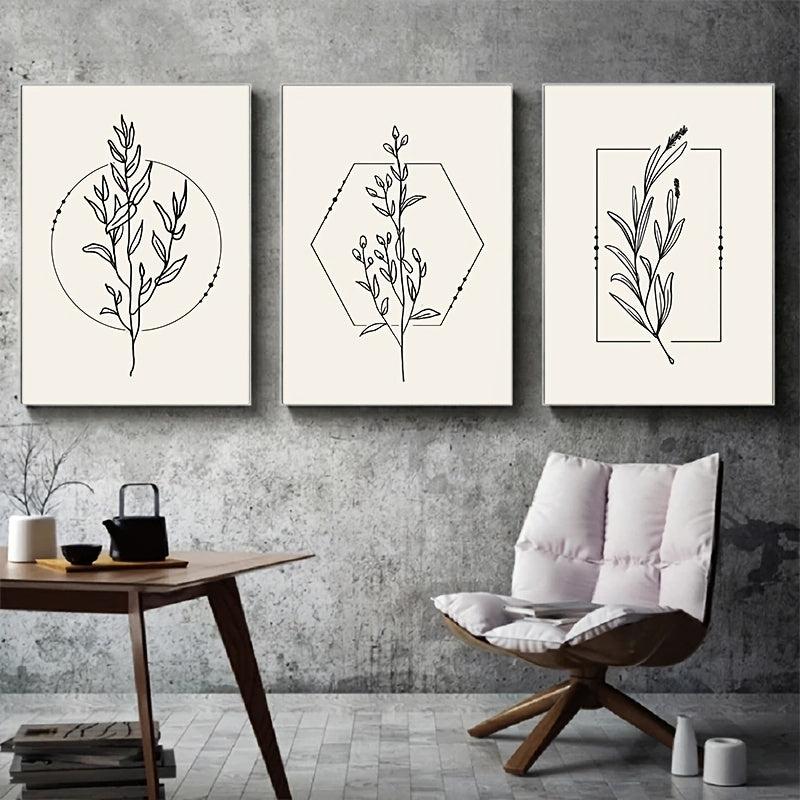Abstract Geometry Wall Art Canvas Painting Nordic Posters For Living Room Decor