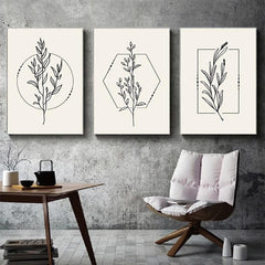 Abstract Geometry Wall Art Canvas Painting Nordic Posters For Living Room Decor