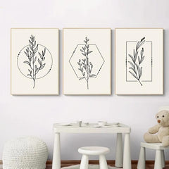 Abstract Geometry Wall Art Canvas Painting Nordic Posters For Living Room Decor